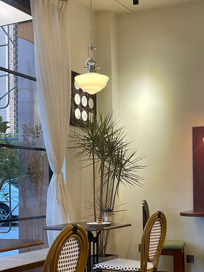 Klassieke School Hanglamp met LED – Tijdloos en Energiezuinig-lamp-De Bazelaar