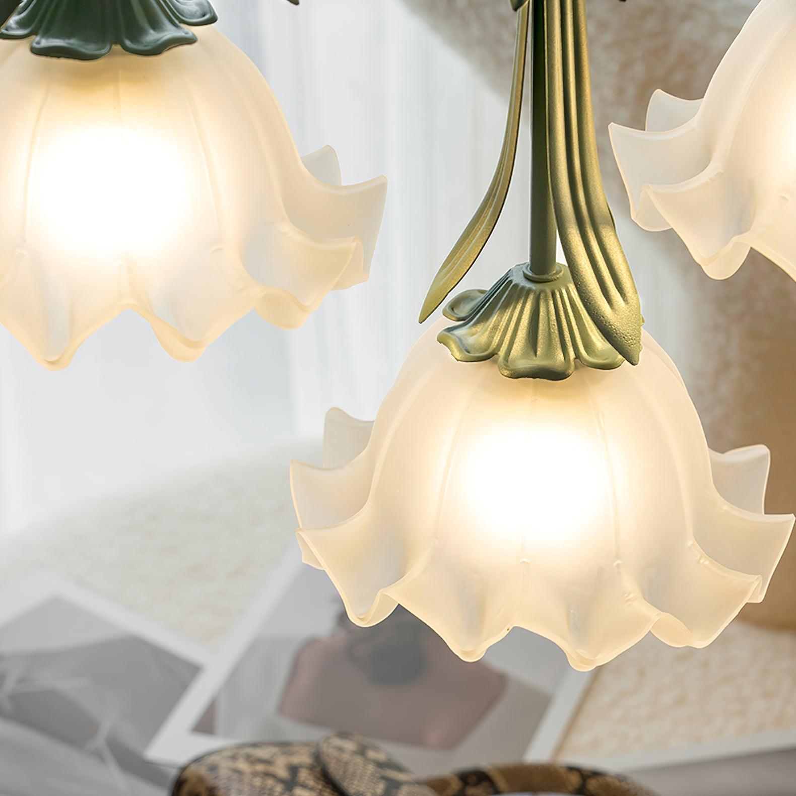 Hanglamp met Bloemenpatroon - LED en Elegant-light decor-De Bazelaar