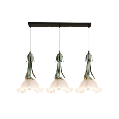Hanglamp met Bloemenpatroon - LED en Elegant-light decor-De Bazelaar