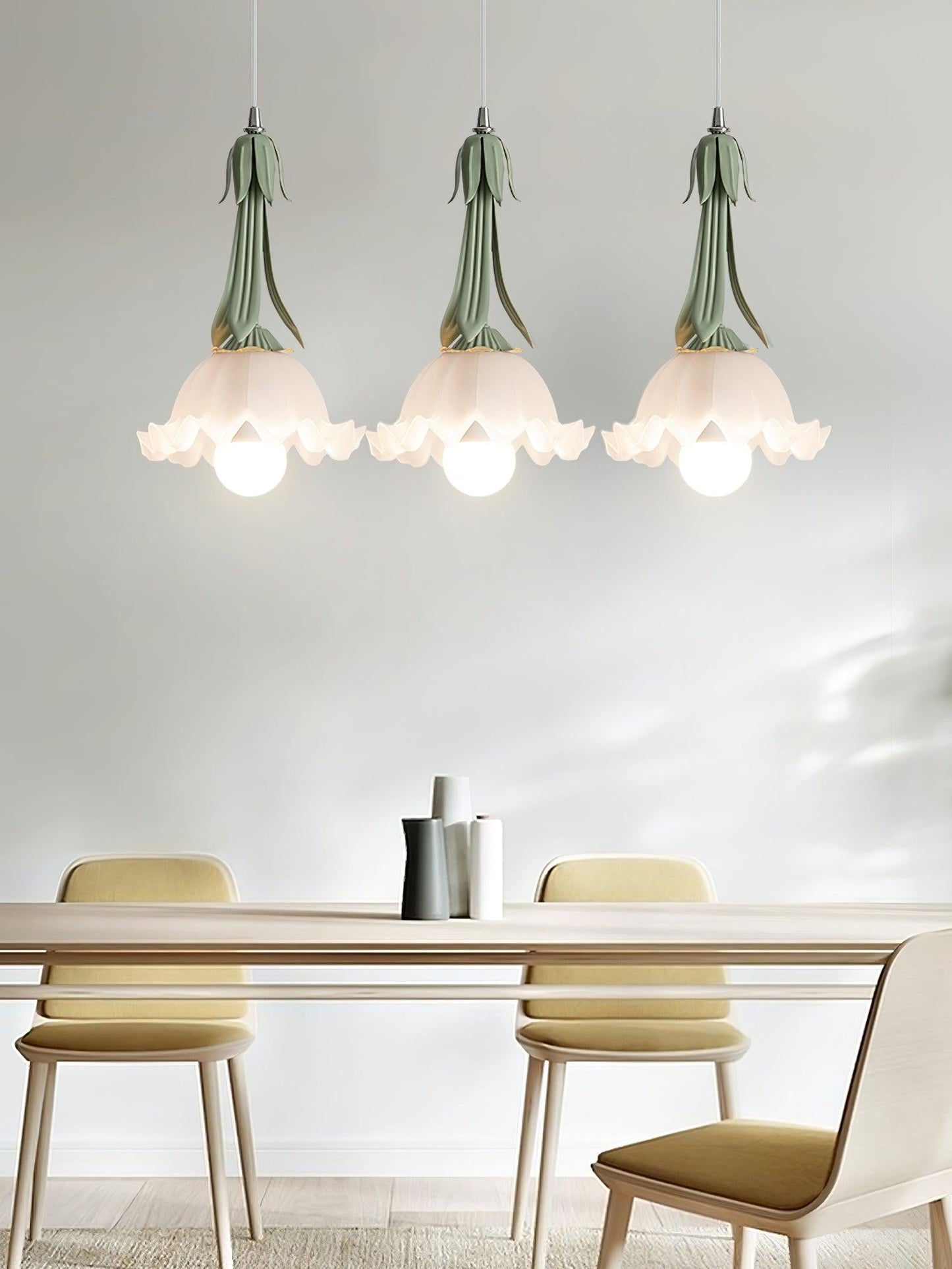 Hanglamp met Bloemenpatroon - LED en Elegant-light decor-De Bazelaar