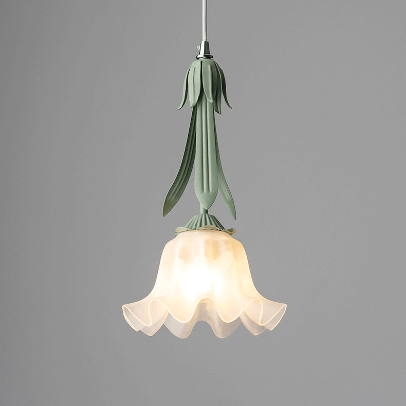 Hanglamp met Bloemenpatroon - LED en Elegant-light decor-De Bazelaar