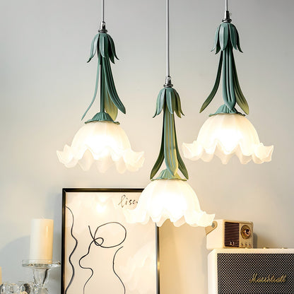 Hanglamp met Bloemenpatroon - LED en Elegant-light decor-De Bazelaar