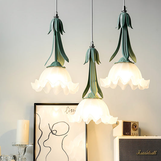 Hanglamp met Bloemenpatroon - LED en Elegant-light decor-De Bazelaar