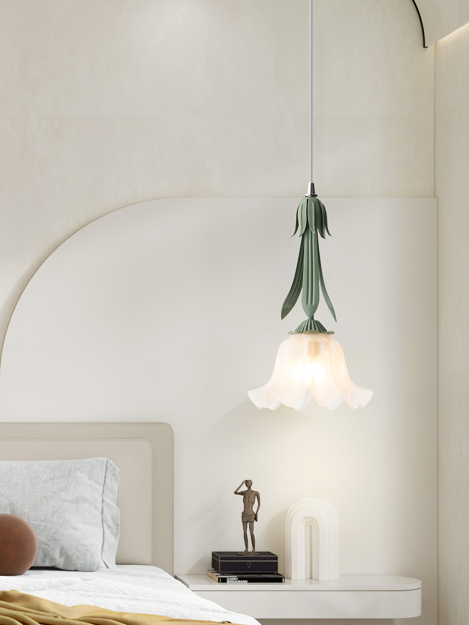 Hanglamp met Bloemenpatroon - LED en Elegant-light decor-De Bazelaar