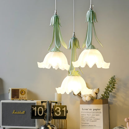 Hanglamp met Bloemenpatroon - LED en Elegant-light decor-De Bazelaar