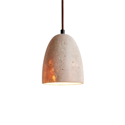 Hanglamp Travertin – Luxe Natuurlijke Elegantie-light decor-De Bazelaar