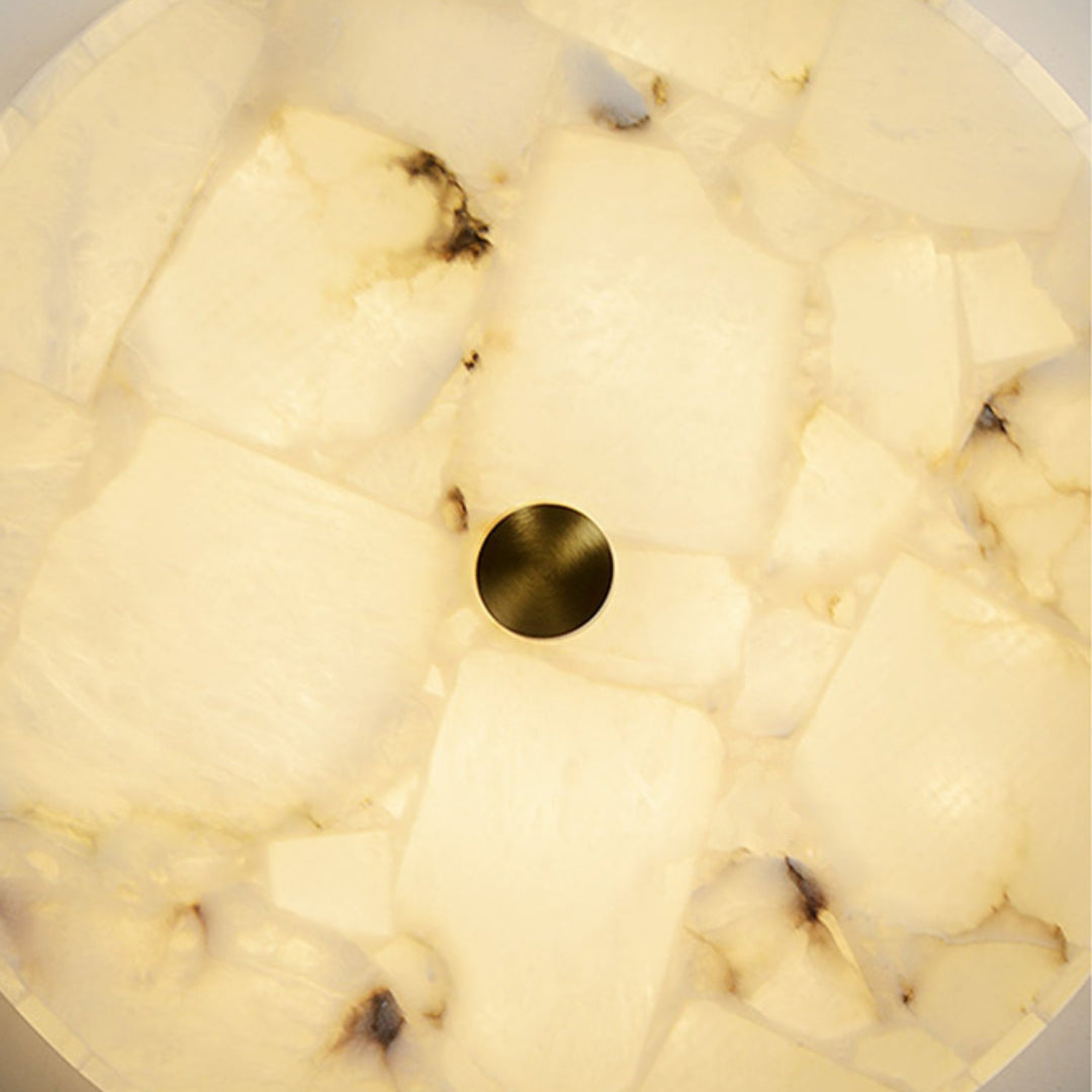 Luxe Marmeren Plafondlamp met LED en Slimme Functies-light decor-De Bazelaar