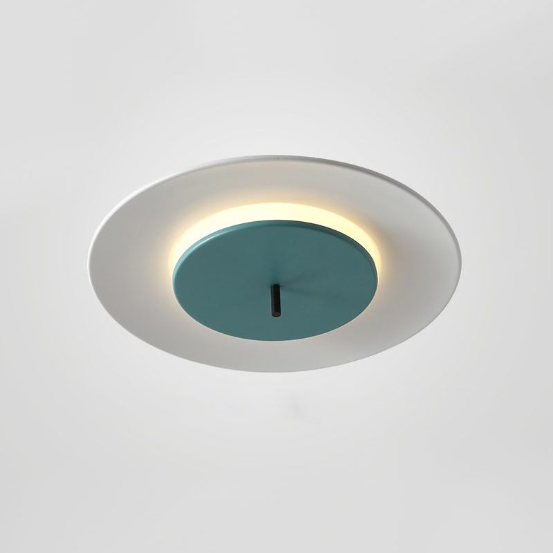 Moderne Nordic Lunaire Plafondlamp met LED-light decor-De Bazelaar