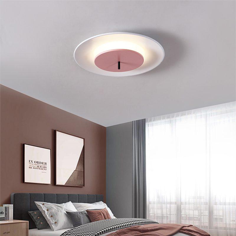 Moderne Nordic Lunaire Plafondlamp met LED-light decor-De Bazelaar