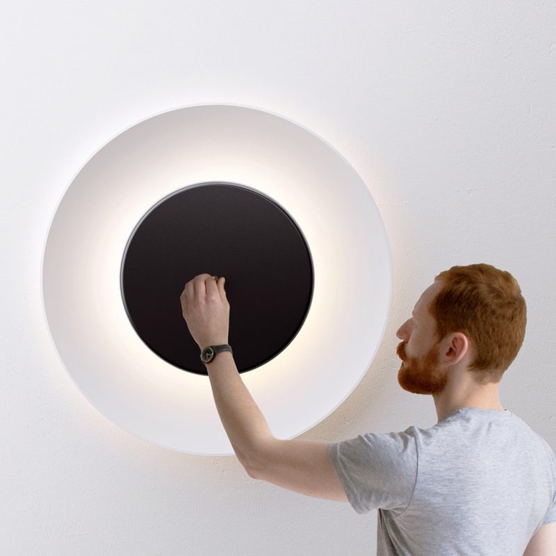 Moderne Nordic Lunaire Plafondlamp met LED-light decor-De Bazelaar