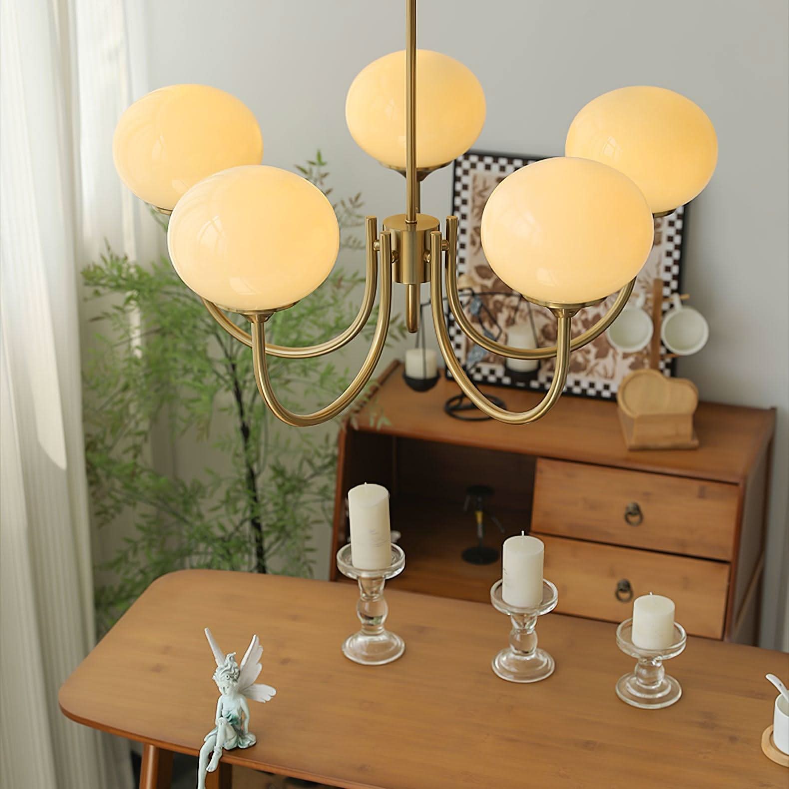 Glowing Delight - Moderne Kroonluchter van Marshmallow