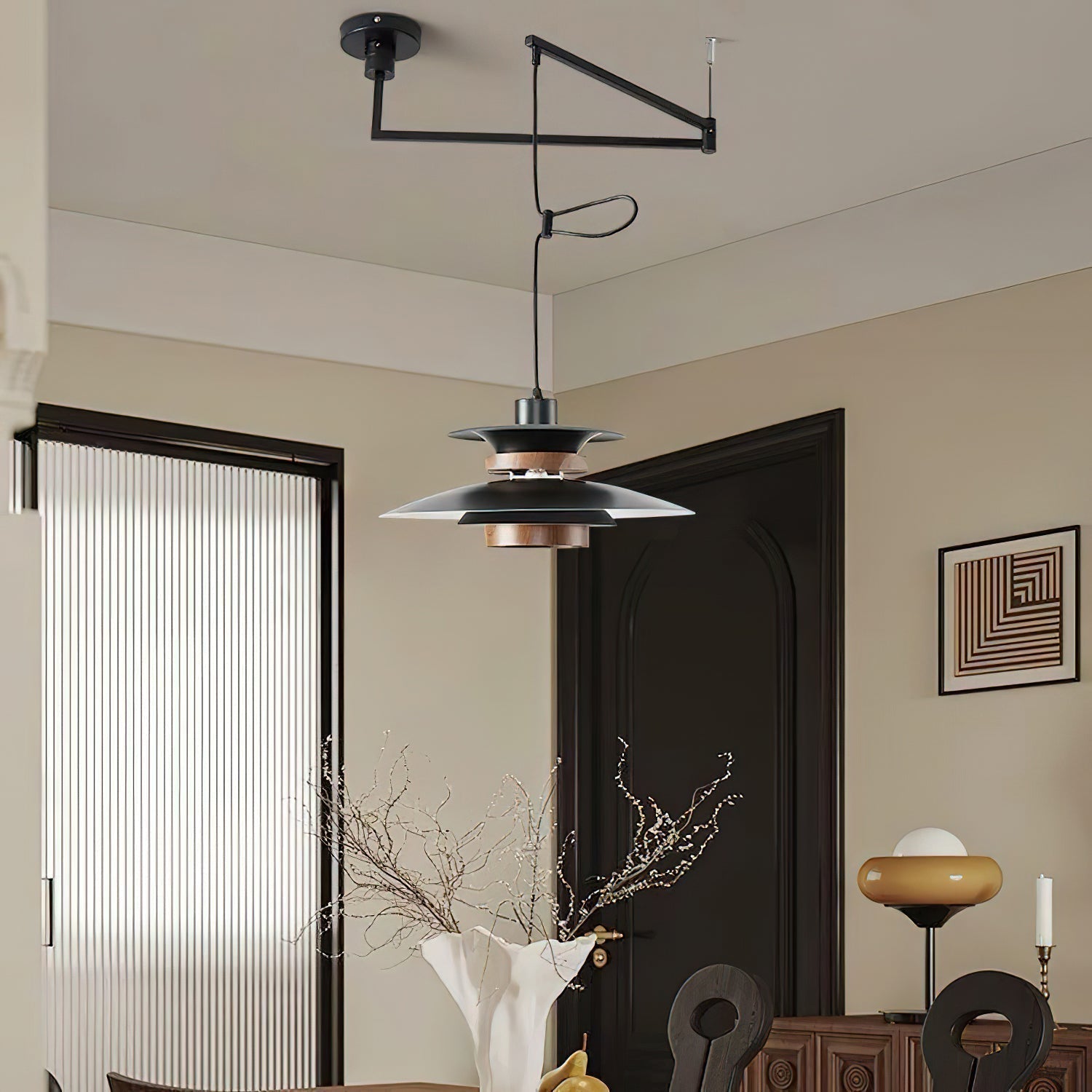 Mercero Hanglamp met draaibare arm - Flexibele verlichting-light decor-De Bazelaar