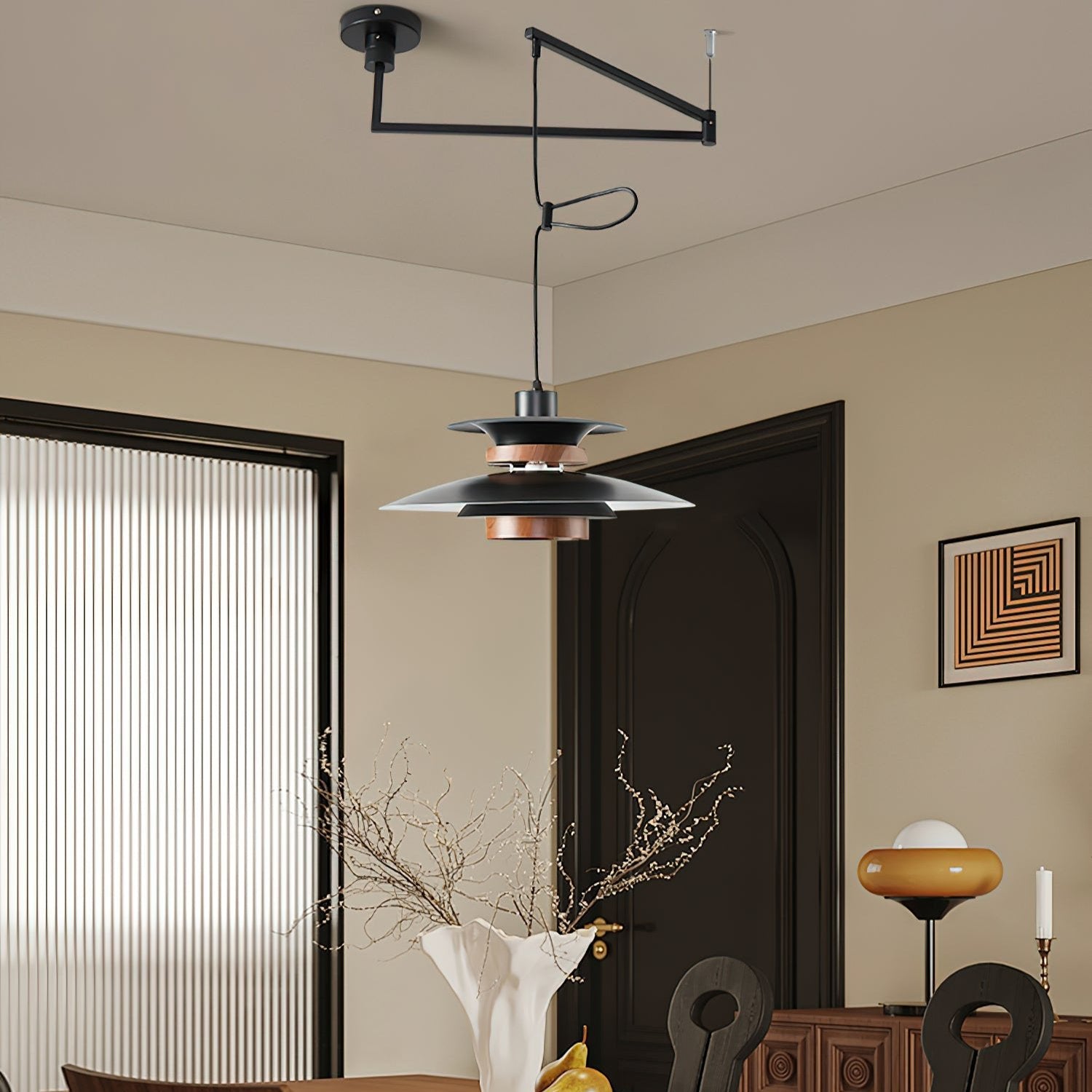 Mercero Hanglamp met draaibare arm - Flexibele verlichting-light decor-De Bazelaar