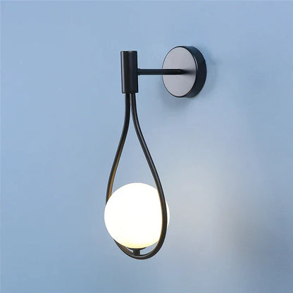 Moderne LED Wandlamp van Glas en Metaal-light decor-De Bazelaar