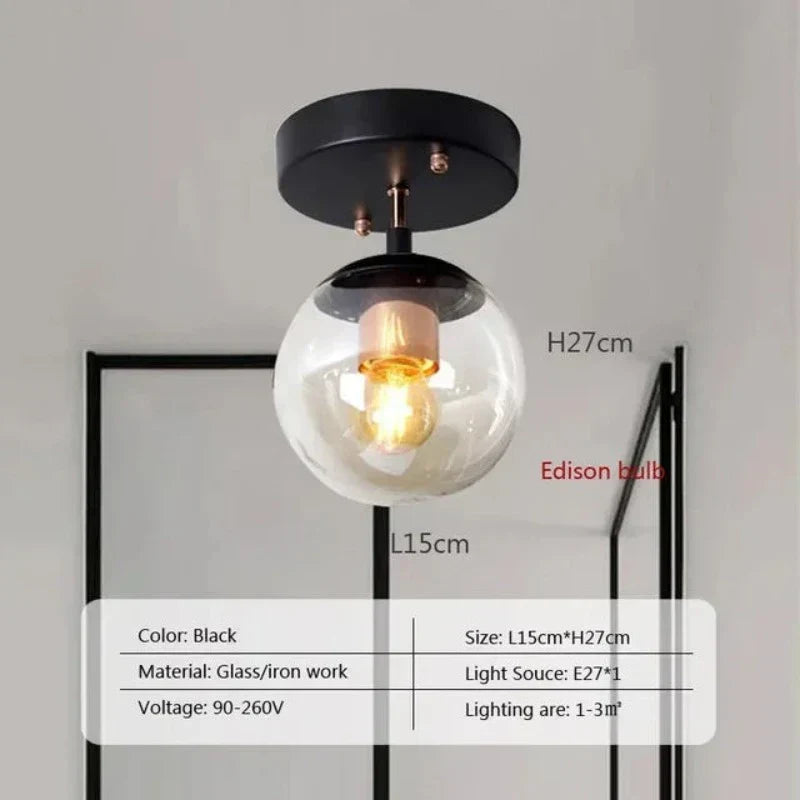 Glazen Plafondlamp - Modern en Elegant Design-light decor-De Bazelaar
