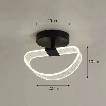KreativGlow - Slanke LED-Plafondlamp
