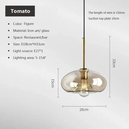 Elegante NordicGlas Hanglamp voor Modern Interieur-light decor-De Bazelaar