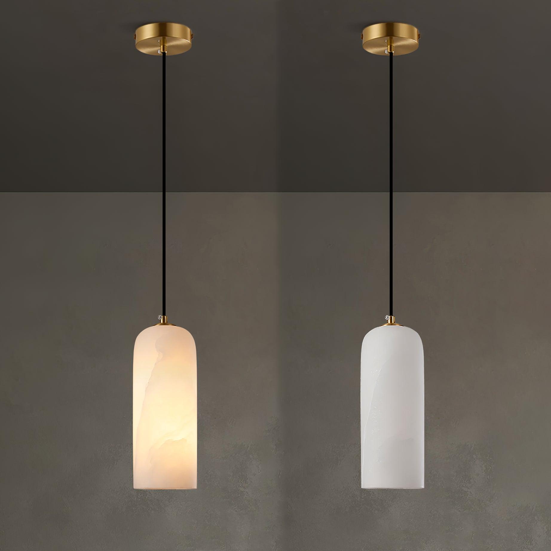 Monty Plafondlamp - Luxe Verlichting met Alabaster Lampenkap-lamp-De Bazelaar