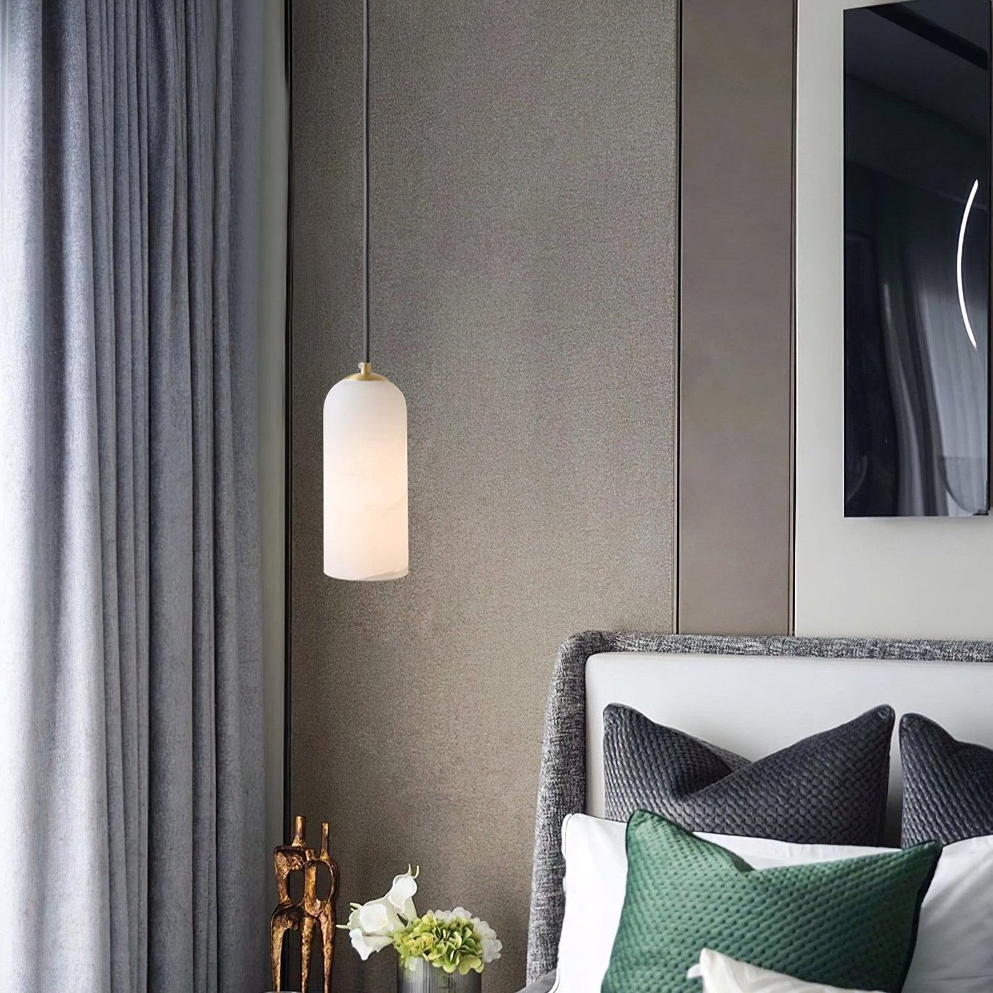 Monty Plafondlamp - Luxe Verlichting met Alabaster Lampenkap-lamp-De Bazelaar