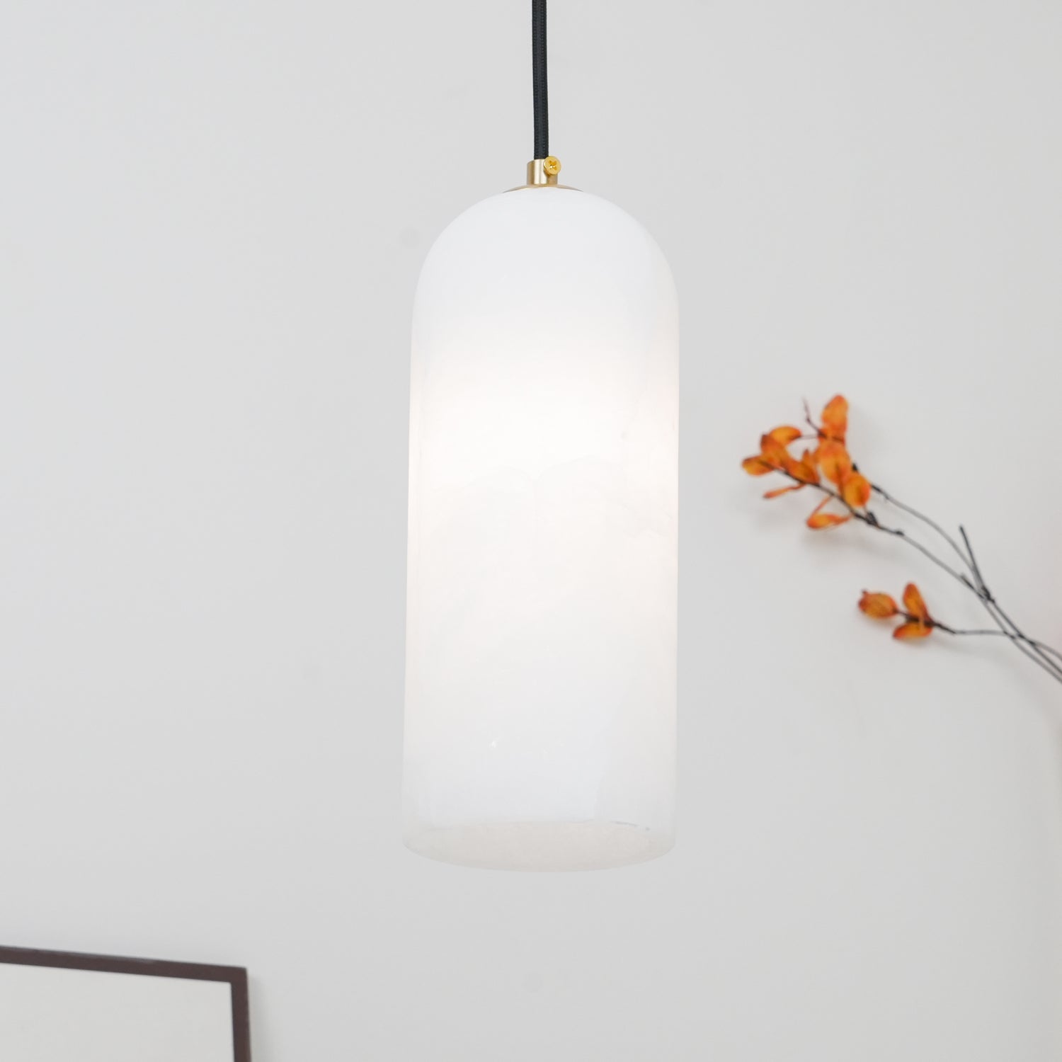 Monty Plafondlamp - Luxe Verlichting met Alabaster Lampenkap-lamp-De Bazelaar