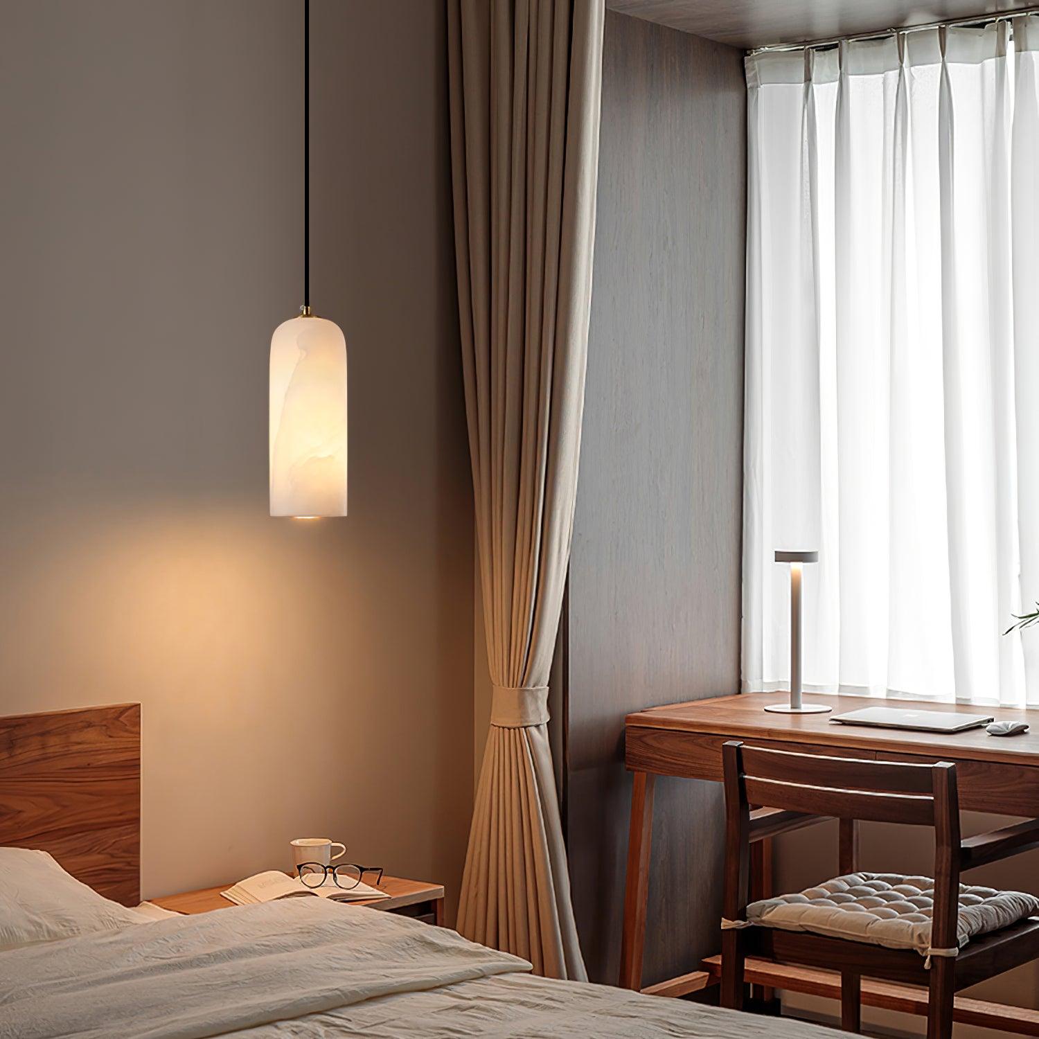 Monty Plafondlamp - Luxe Verlichting met Alabaster Lampenkap-lamp-De Bazelaar