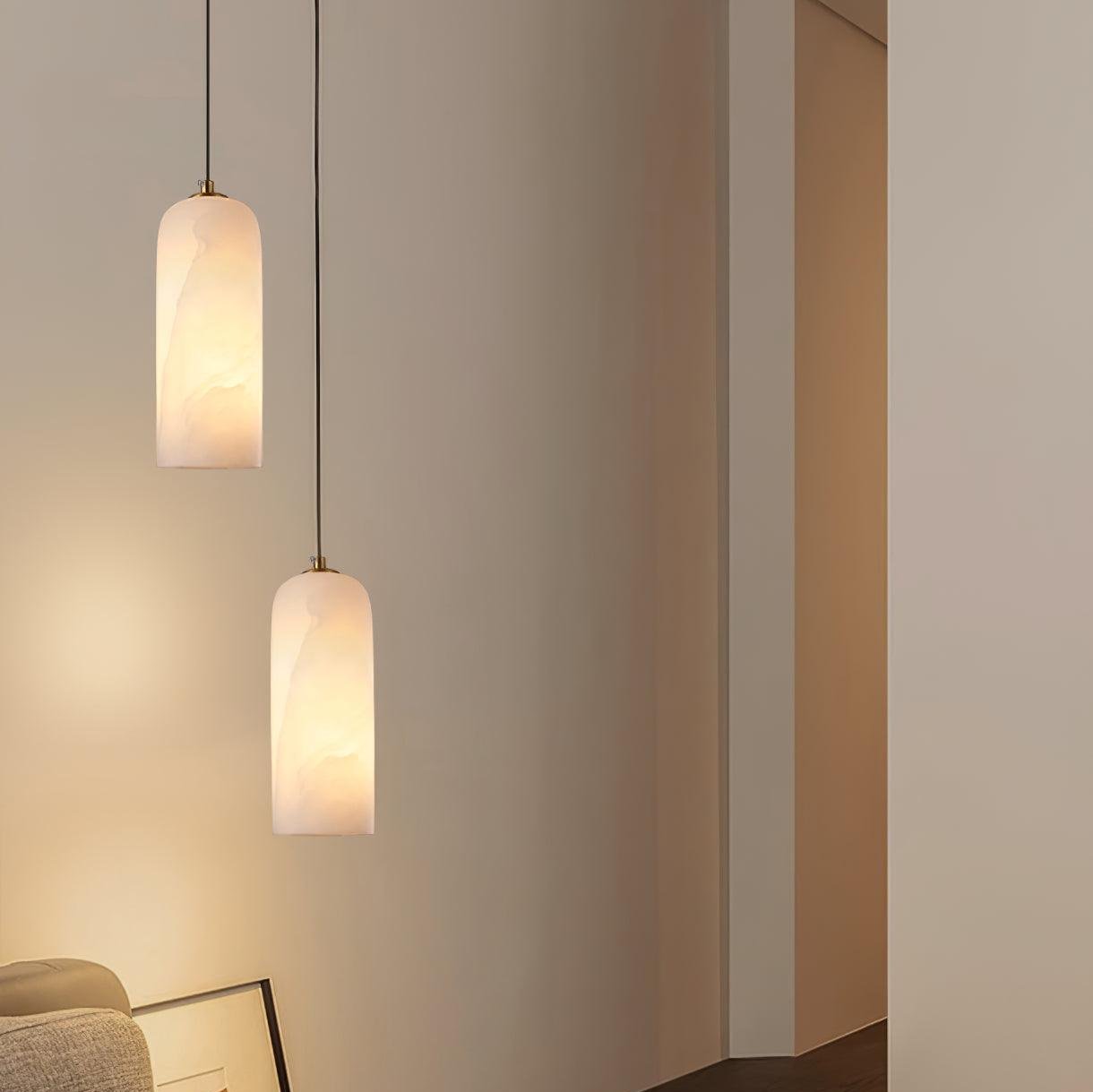 Monty Plafondlamp - Luxe Verlichting met Alabaster Lampenkap-lamp-De Bazelaar