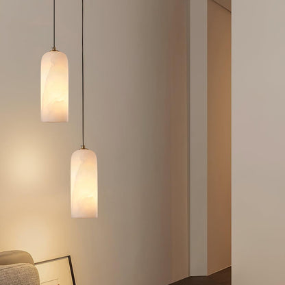 Monty Plafondlamp - Luxe Verlichting met Alabaster Lampenkap-lamp-De Bazelaar