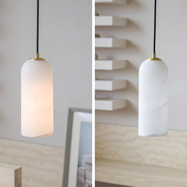 Monty Plafondlamp - Luxe Verlichting met Alabaster Lampenkap-lamp-De Bazelaar