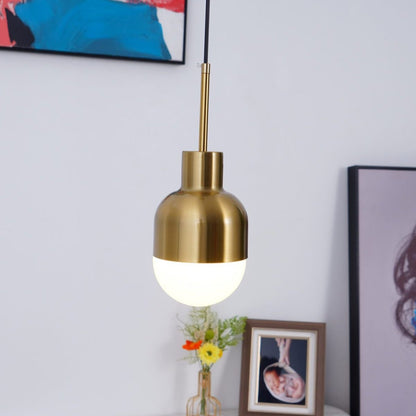 Niku Hanglamp – Luxe Messing & Glas Design-light decor-De Bazelaar