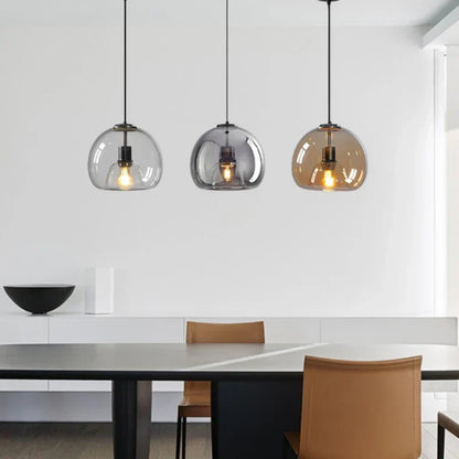 Moderne glazen hanglamp voor sfeervolle verlichting-light decor-De Bazelaar