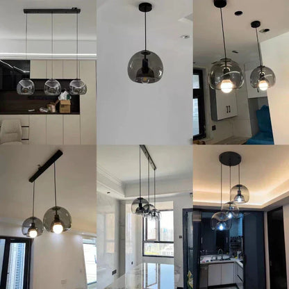 Moderne glazen hanglamp voor sfeervolle verlichting-light decor-De Bazelaar