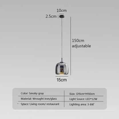 Minimalistische Glazen Hanglamp - TransparantLicht-light decor-De Bazelaar