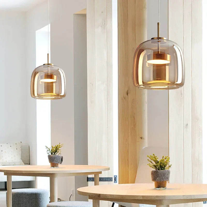 Minimalistische Glazen Hanglamp - TransparantLicht-light decor-De Bazelaar