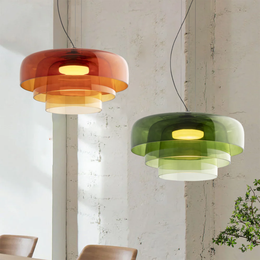 Glazen Plafondlamp met Tijdloos Design-light decor-De Bazelaar