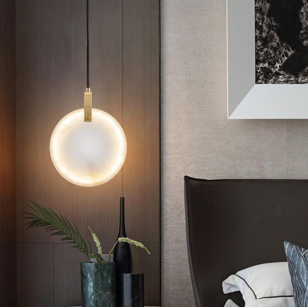 Spaanse Marmeren Hanglamp Lorenzo - Moderne Luxe en Elegantie