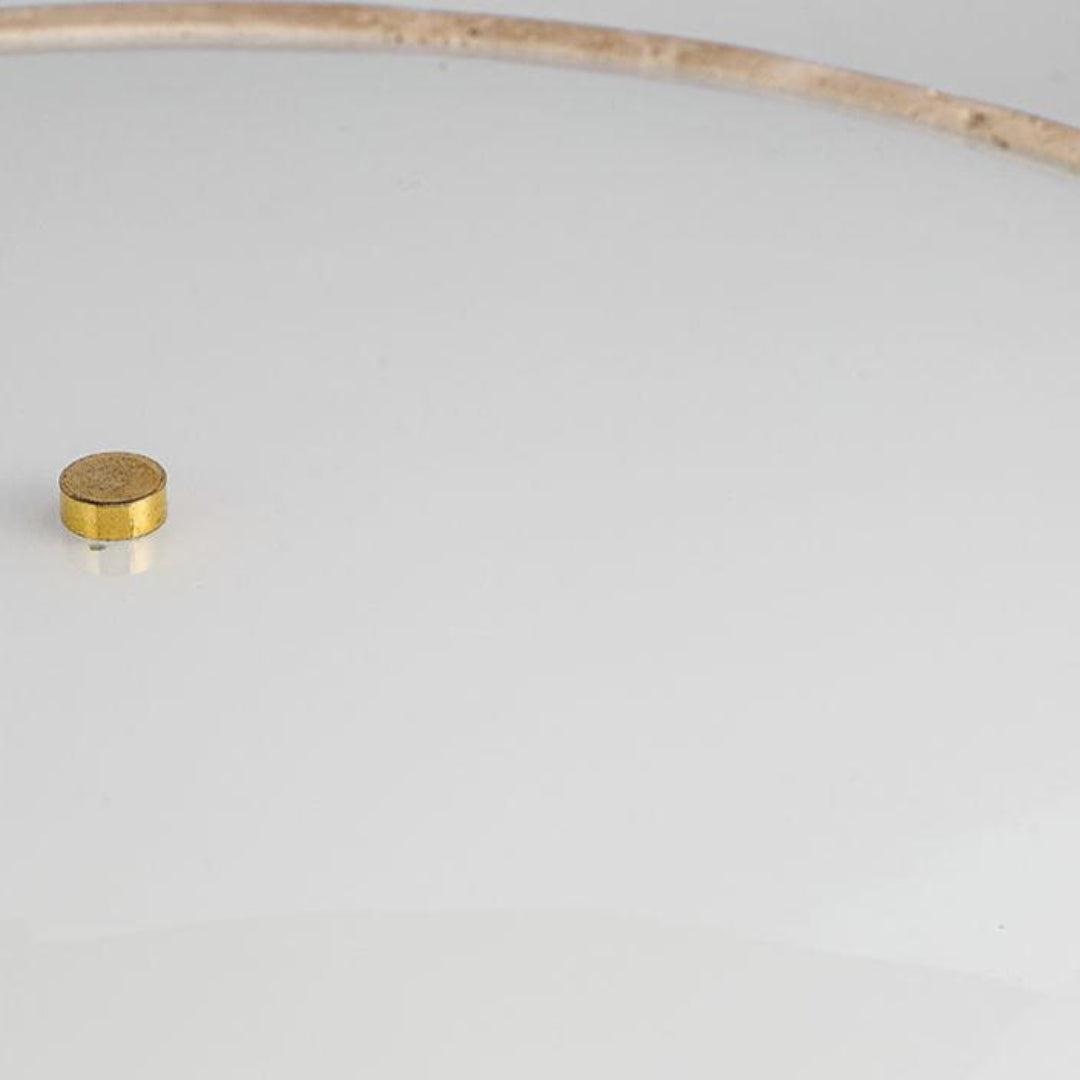 Ronde Plafondlamp Travertin Crème - Moderne LED-verlichting