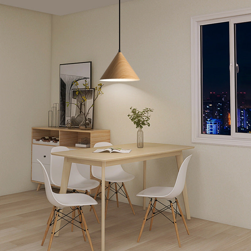 Nordic Houten Hanglamp voor Eetkamer en Slaapkamer-light decor-De Bazelaar