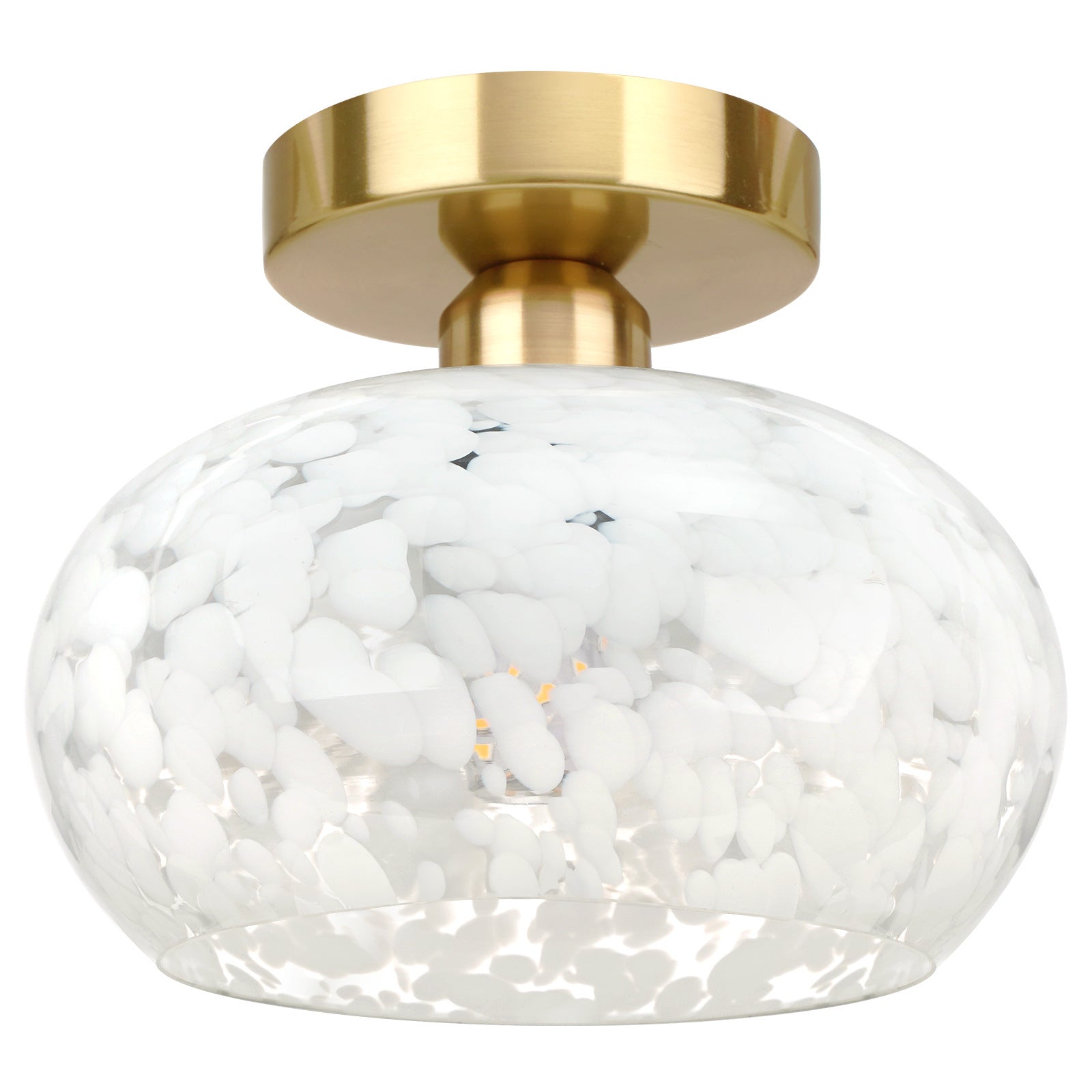Nordic Cloud Glazen Plafondlamp – Modern en Elegant-light decor-De Bazelaar