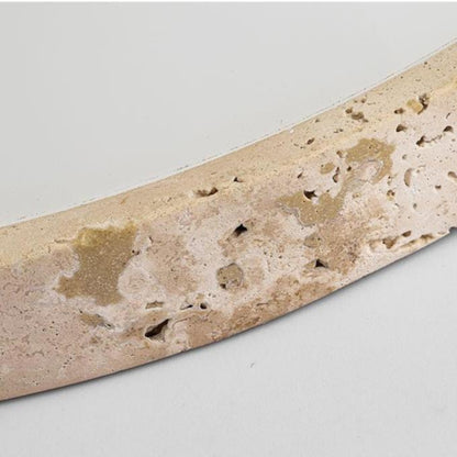 Ronde Plafondlamp Travertin Crème - Moderne LED-verlichting