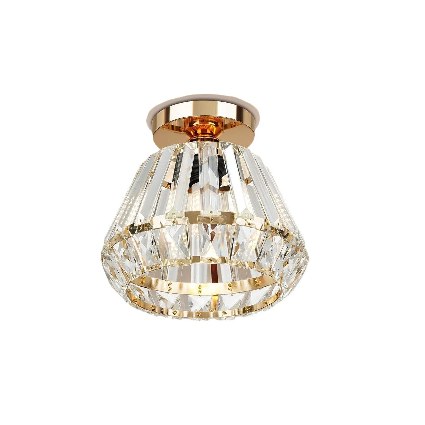 Luxe Kristallen Plafondlamp Nordic Design-light decor-De Bazelaar