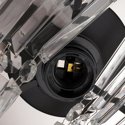 Luxe Kristallen Plafondlamp met Koperen Afwerking-light decor-De Bazelaar