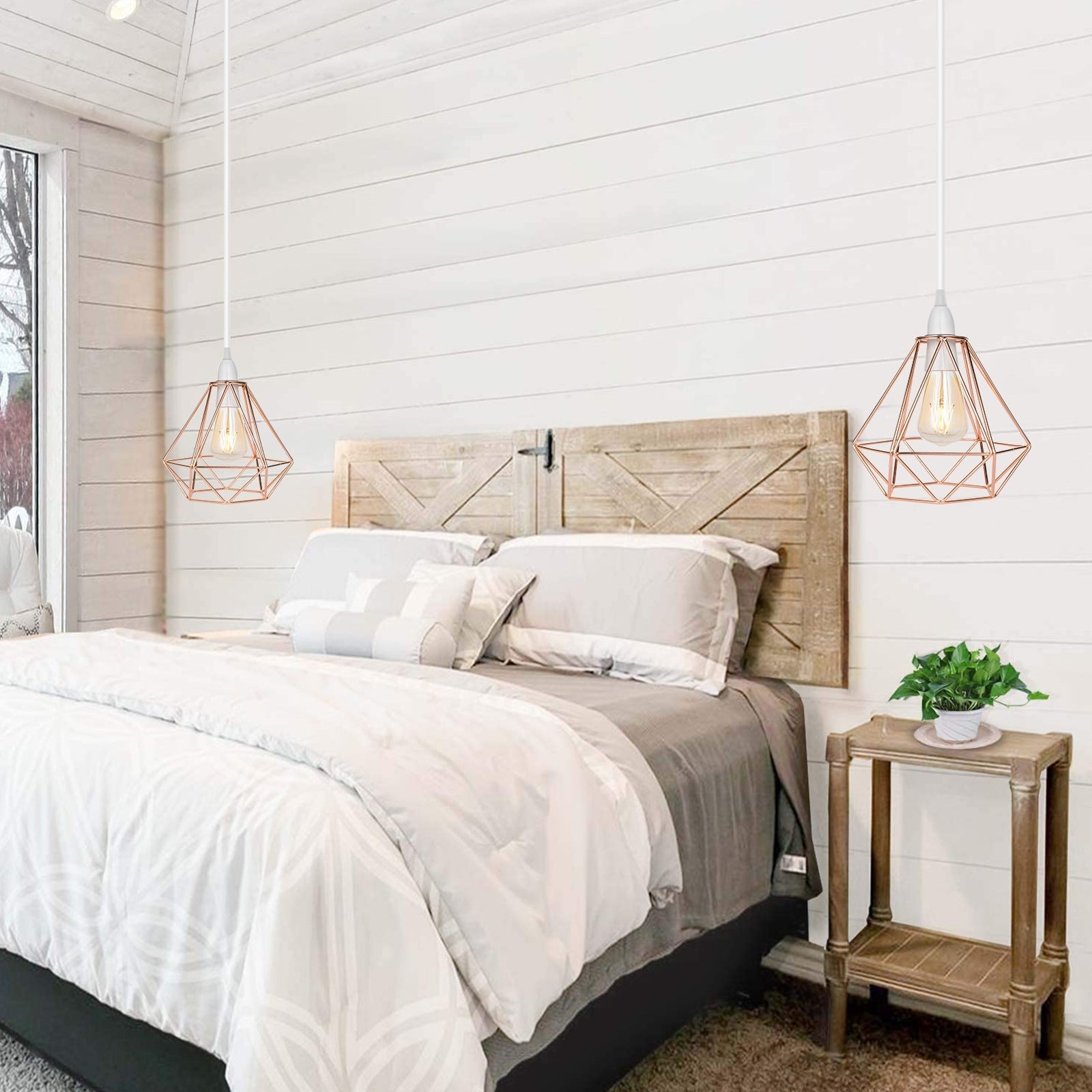 Noordse Diamant Metalen Hanglamp - Modern & Elegant-light decor-De Bazelaar