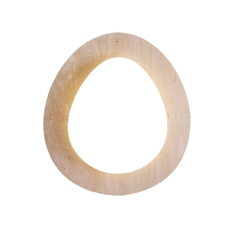 Noordse Plafondlamp van Crème Travertijn-light decor-De Bazelaar