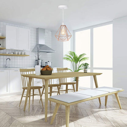 Noordse Diamant Metalen Hanglamp - Modern & Elegant-light decor-De Bazelaar