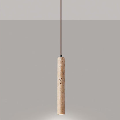 Minimalistische Travertijn Hanglamp LED-light decor-De Bazelaar