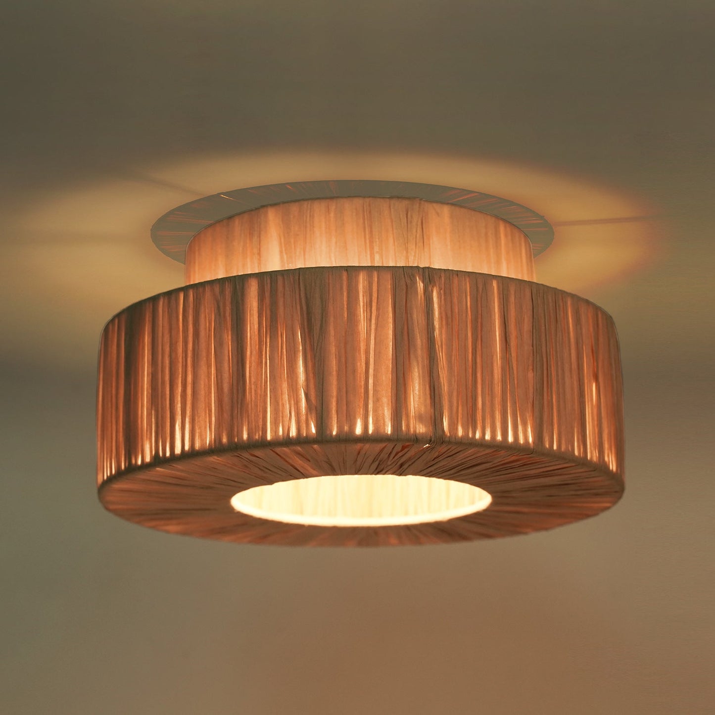 Moderne Rotan Boheemse Plafondlamp-light decor-De Bazelaar