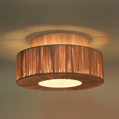 Moderne Rotan Boheemse Plafondlamp-light decor-De Bazelaar