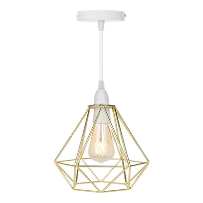Noordse Diamant Metalen Hanglamp - Modern & Elegant-light decor-De Bazelaar