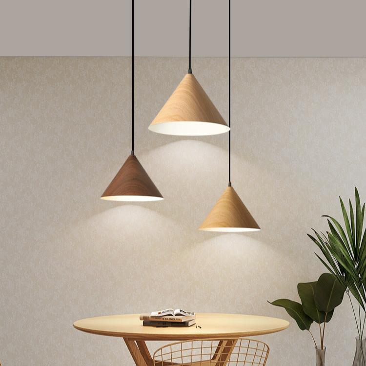 Nordic Houten Hanglamp voor Eetkamer en Slaapkamer-light decor-De Bazelaar