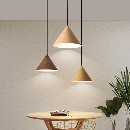 Nordic Houten Hanglamp voor Eetkamer en Slaapkamer-light decor-De Bazelaar